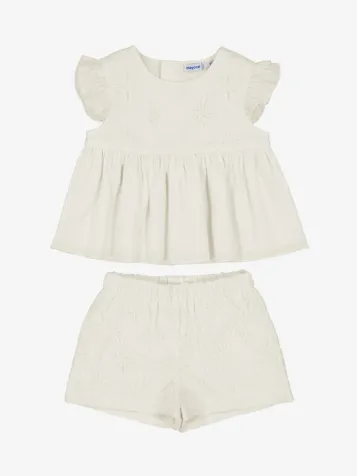 Meisjes Set Short Natural