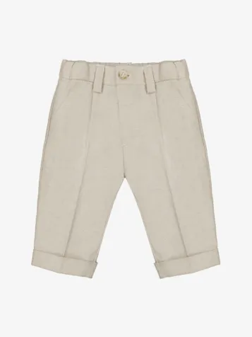Jongens Broek Linnen Pantalon Dune