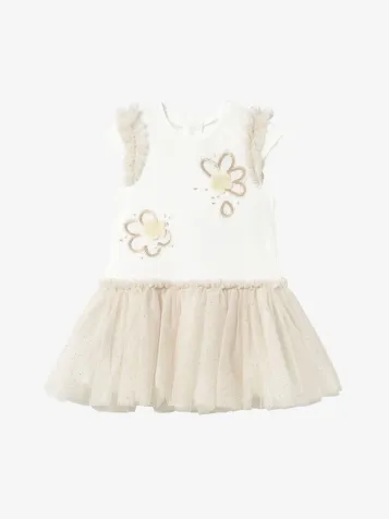 Meisjes Jurk Tutu Champagne