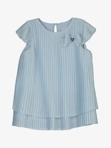 Meisjes Jurk Pleated Tulle Sky