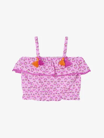 Meisjes Top Cropped Mauve