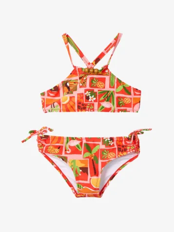 Meisjes Bikini Tangerine