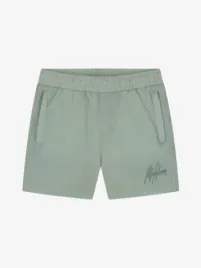 Malelions Junior Jongens Zwembroek Crinkle Agave Green