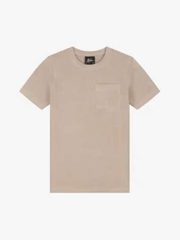 Jongens T-shirt Signature Towelling Taupe