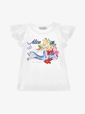 Meisjes T-shirt Alice Bianco