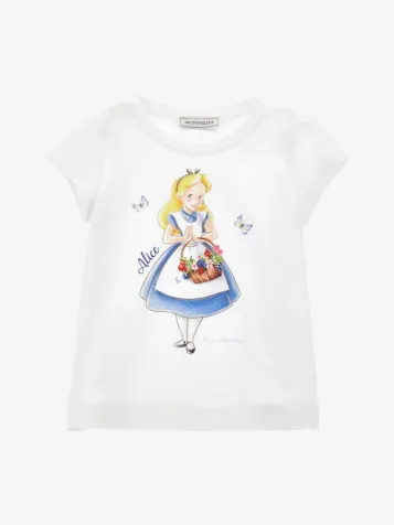 Meisjes T-shirt Alice Bianco