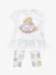 Monnalisa Meisjes Set Legging Alice Bianco