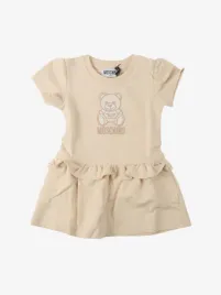 Moschino Meisjes Jurk Beer Beige