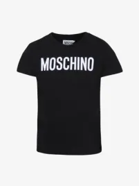 Moschino Jongens T-shirt Basic Zwart