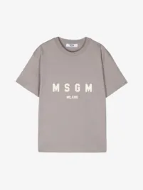 MSGM Junior Jongens T-Shirt Tortora