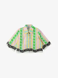 Msgm Junior Meisjes Blouse Poplin Multicolor