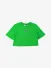 MSGM Junior Meisjes T-shirt Cropped Irish Green