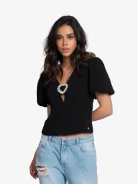 Nikkie By Nikkie Plessen Dames Top Ismay Zwart