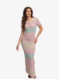 Nikkie By Nikkie Plessen Dames Jurk Jinja Maxi Flamingo