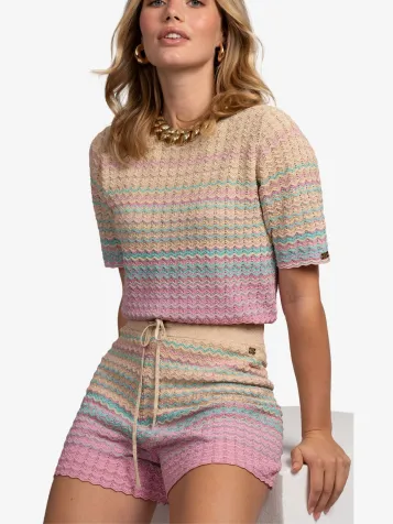 Dames Short Jinja Flamingo
