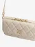Nikkie By Nikkie Plessen Dames Tas Ann Diamond Clutch Bag Cream