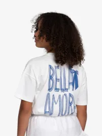Nik & Nik Meisjes T-shirt Belle Off White