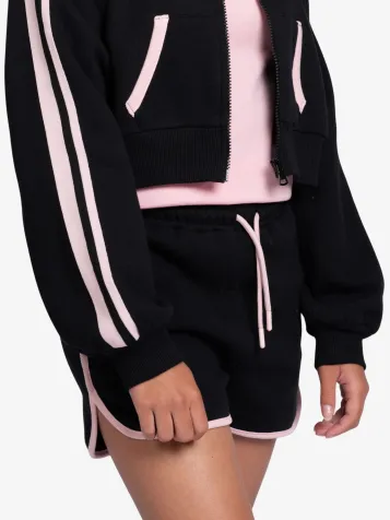 Meisjes Short Rosa Zwart