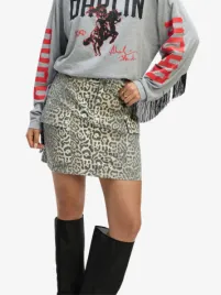 Refined Department Dames Rok Hazel Leopard