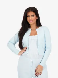 Reinders Dames Pyjama Vest Bow Ruffles Pj Delicate Blue