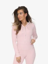 Reinders Molly Zipper Cardigan Lotus Pink