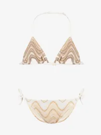 Saint Barth Junior Holly Classic Triangle Bikini Rachel Sea Wave 11