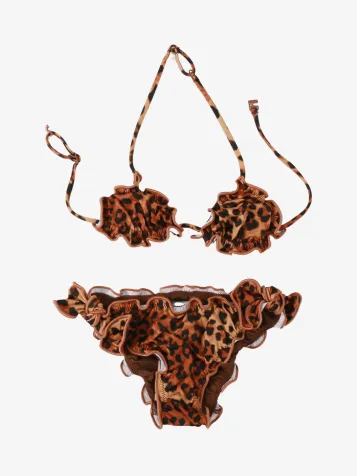 Meisjes Bikini Cris Frou Frou Sand Leopard