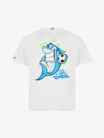 Jongens T-shirt Shark Wit
