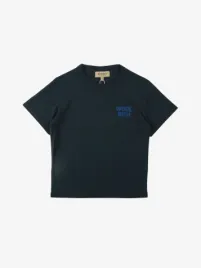 Woolrich Jongens T-shirt Logo Melton Blue