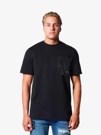 Xplct Heren T-shirt Swat Pocket Zwart