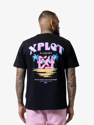 Heren T-shirt Vibe Zwart