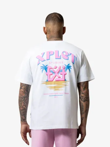 Heren T-shirt Vibe Off White