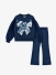 ADee Meisjes Joggingpak Flared Luna Heritage Navy