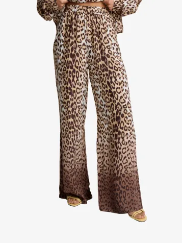Dames Broek Crepe Animal