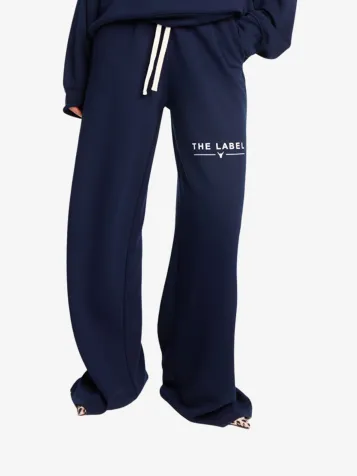 Dames Joggingbroek Wide Leg Scuba Navy