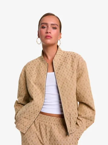 Dames Jacket Logo Camel