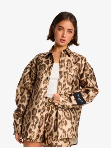 Dames Blouse Jaguar Oversized Animal