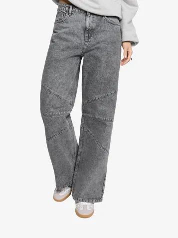 Dames Spijkerbroek Grey Washed Denim