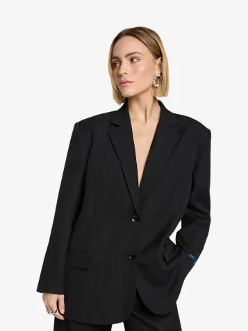 Dames Blazer Oversized Zwart