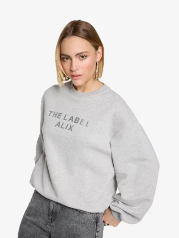 Dames Sweater Soft Grey Melange