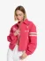 Alix The Label Dames Bomberjas Sport Light Bordeaux