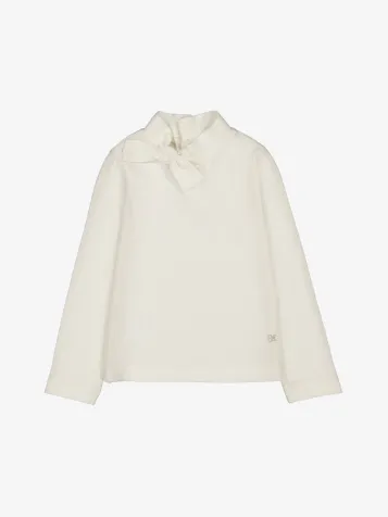 Meisjes Longsleeve Turtleneck Creme