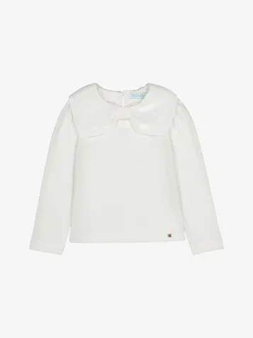 Meisjes T-shirt Natural