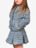 Abel & Lula Meisjes Rok Tweed Sky Blue