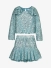 Abel & Lula Meisjes Set Rok Sequin Aqua