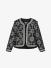Abel & Lula Meisjes Jacket Jacquard Zwart 