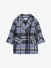 Abel & Lula Meisjes Jas Plaid Sky Blue