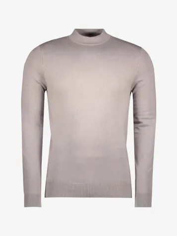 Heren Trui Slim Fit Grijs