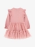 Angels Face Meisjes Jurk Bliss Knitted Tulle Tea Rose