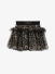Angels Face Meisjes Rok Georgian Tulle Leopard Zwart